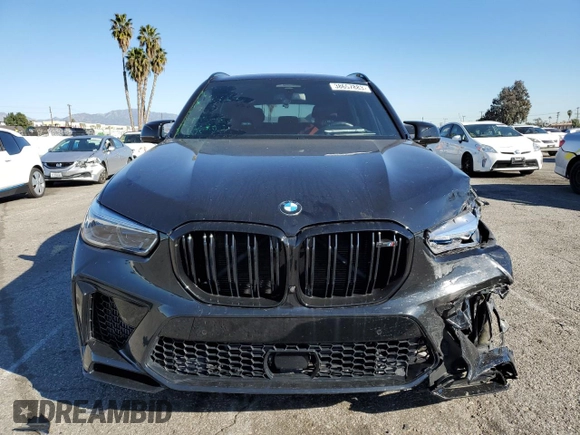 2021 BMW X5 M with VIN 5YMJU0C07M9E05854, listed as a Copart auction lot 38657883 with 14,083 mi miles. Bid and sale history available at carsss.com. Image 5.