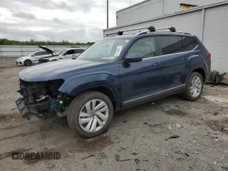 2021 Volkswagen Atlas SEL with VIN 1V2BR2CA8MC576209, listed as a Copart auction lot 57520615 with 63,575 mi miles and Salvage title. Bid and sale history available at DreamBid. Image 1.