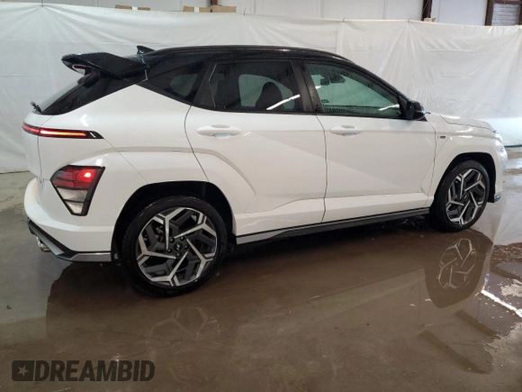 2024 Hyundai Kona N Line with VIN KM8HA3A34RU111730, listed as a Copart auction lot 52965025 with 18,827 mi miles and Clean Title. Bid and sale history available at carsss.com. Image 3.