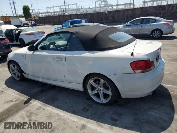 2010 BMW 1 Series 128i with VIN WBAUN1C51AVH81745, listed as a Copart auction lot 54379595 with 169,839 mi miles and Clean title. Bid and sale history available at DreamBid. Image 2.