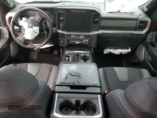 2024 Ford F-150 Raptor with VIN 1FTFW1RG2RFB14249, listed as a Copart auction lot 48995785 with 822 mi miles and Salvage Title. Bid and sale history available at DreamBid. Image 8.
