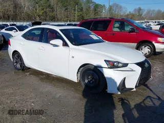 2017 Lexus IS with VIN JTHBA1D27H5045179, listed as a IAAI auction lot 41761921 with 101,604 mi miles. Bid and sale history available at carsss.com. Image 1.
