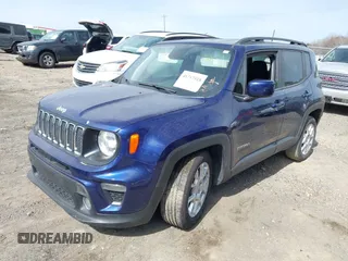 2020 Jeep Renegade Orange with VIN ZACNJABB8LPL68316, listed as a IAAI auction lot 41717518 with 110,430 mi miles and . Bid and sale history available at carsss.com. Image 17.
