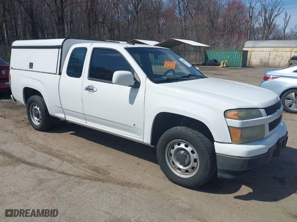 2009 Chevrolet Colorado Work Truck with VIN 1GCCS19E498152583, listed as a IAAI auction lot 41887121 with 245,280 mi miles. Bid and sale history available at carsss.com. Image 1.