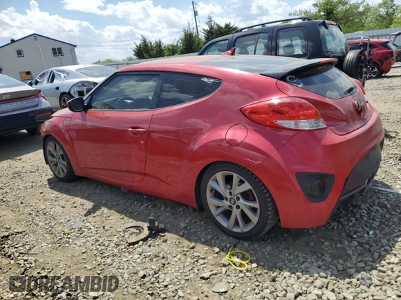 2016 Hyundai Veloster z VIN KMHTC6ADXGU256525, wystawiony jako Copart lot #55642405 z przebiegiem 163 377 mil mil oraz Szkody całkowita. Historia ofert i sprzedaży dostępna na DreamBid. Obrazek 2.