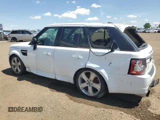 2013 Land Rover Range Rover Sport SC with VIN SALSH2E48DA805357, listed as a Copart auction lot 61938275 with Not provided miles and Salvage title. Bid and sale history available at DreamBid. Image 2.