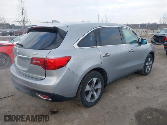 2016 Acura MDX with VIN 5FRYD4H28GB035495, listed as a IAAI auction lot 41406544 with 113,250 mi miles. Bid and sale history available at carsss.com. Image 4.