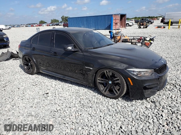 2018 BMW M3 z VIN WBS8M9C57J5J79640, wystawiony jako Copart lot #51247225 z przebiegiem 82 582 mil mil oraz Szkoda całkowita • Salvage title. Historia ofert i sprzedaży dostępna na DreamBid. Obrazek 4.