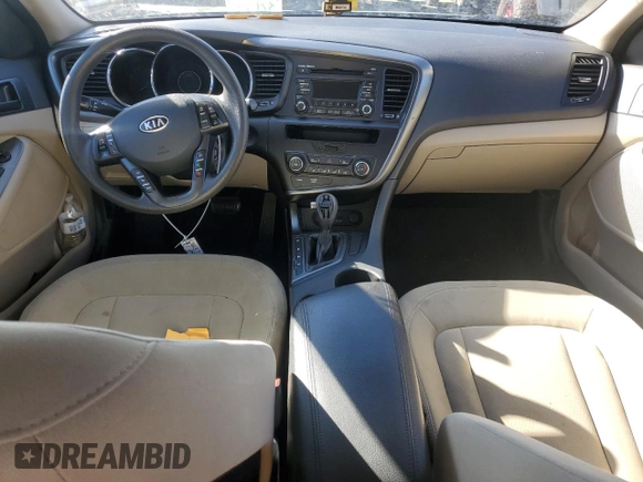 2011 Kia Optima LX with VIN KNAGM4A77B5074427, listed as a Copart auction lot 88841345 with Not Provided miles and Salvage Title. Bid and sale history available at carsss.com. Image 8.