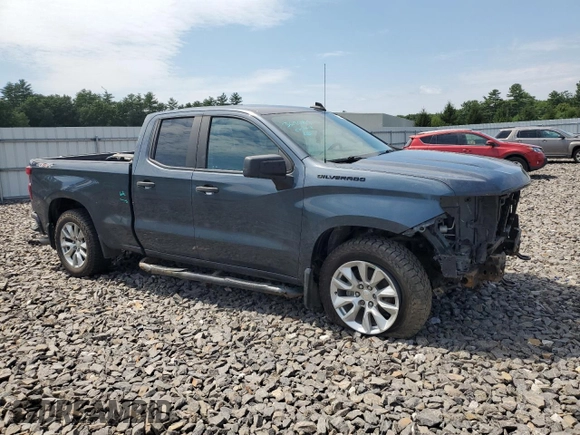 2019 Chevrolet Silverado 1500 Custom with VIN 1GCRYBEH1KZ380247, listed as a Copart auction lot 65769894 with 64,332 mi miles and Salvage Title. Bid and sale history available at DreamBid. Image 4.