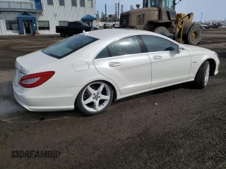 2012 Mercedes-Benz CLS 550 with VIN WDDLJ9BB8CA051621, listed as a Copart auction lot 48718805 with 192,836 mi miles and Salvage Title. Bid and sale history available at DreamBid. Image 3.