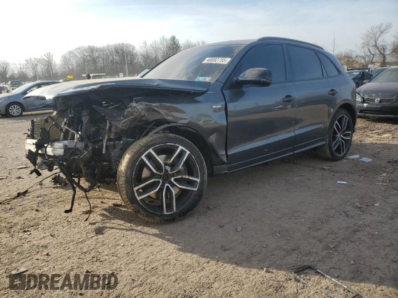 2017 Audi SQ5 Premium Plus with VIN WA1CCAFP5HA063917, listed as a Copart auction lot 48882755 with 104,669 mi miles and Salvage Title. Bid and sale history available at carsss.com. Image 1.
