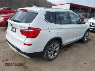 2016 BMW X3 xDrive28i with VIN 5UXWX9C54G0D71241, listed as a IAAI auction lot 41908274 with 190,895 mi miles. Bid and sale history available at carsss.com. Image 4.