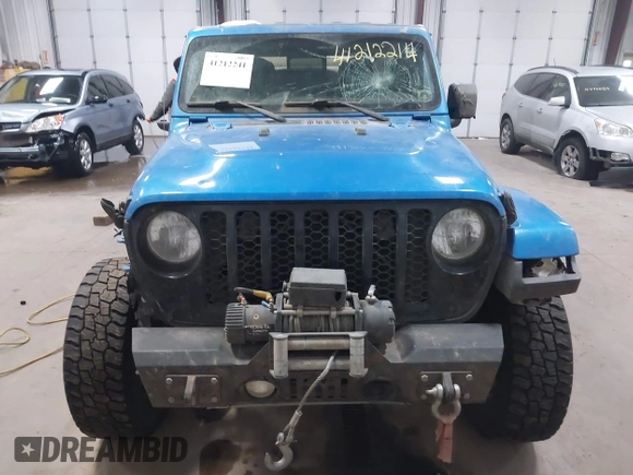 2021 Jeep Gladiator Willys with VIN 1C6HJTAG9ML535479, listed as a IAAI auction lot 41212241 with 81,044 mi miles and . Bid and sale history available at DreamBid. Image 13.