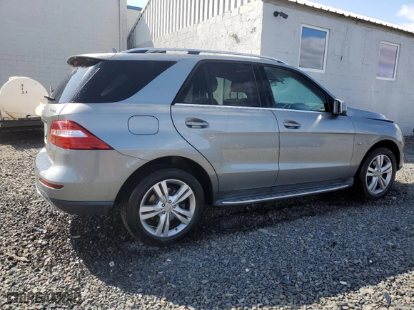 2012 Mercedes-Benz M-Class ML 350 with VIN 4JGDA5HB2CA001713, listed as a Copart auction lot 51315685 with 153,835 mi miles and Salvage Title. Bid and sale history available at carsss.com. Image 3.