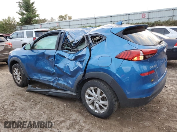 2019 Hyundai Tucson SE with VIN KM8J23A48KU845459, listed as a Copart auction lot 71819214 with 99,550 mi miles and Salvage Title. Bid and sale history available at carsss.com. Image 2.