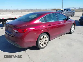 2015 Chrysler 200 Limited with VIN 1C3CCCAB0FN547971, listed as a IAAI auction lot 41270330 with 201,251 mi miles. Bid and sale history available at carsss.com. Image 4.