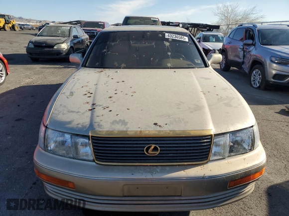 1994 Lexus LS z VIN JT8UF11E1R0205273, wystawiony jako Copart lot #43236585 z przebiegiem 130 052 mil mil oraz Szkoda całkowita • Salvage title. Historia ofert i sprzedaży dostępna na DreamBid. Obrazek 5.