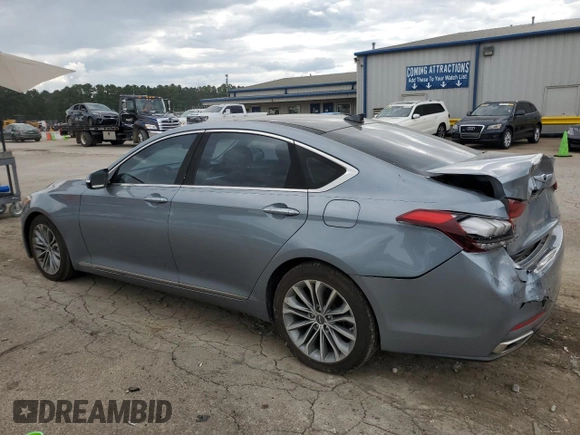 2015 Hyundai Genesis 3.8L with VIN KMHGN4JEXFU071785, listed as a Copart auction lot 71847804 with 153,816 mi miles and Salvage Title. Bid and sale history available at carsss.com. Image 2.