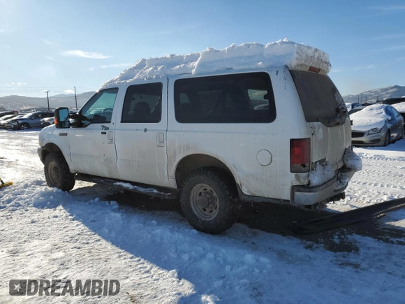 2002 Ford Excursion XLT с VIN 1FMNU41S72EB99664, выставлен на аукционе Copart как лот 86885794 с пробегом 164 325 миль миль и Чистый • Clean title. История ставок и продаж доступна на DreamBid. Изображение 2.