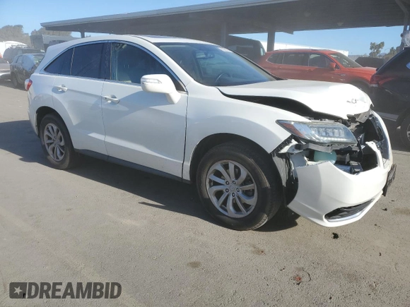 2017 Acura RDX with VIN 5J8TB3H39HL003157, listed as a Copart auction lot 88580555 with 124,511 mi miles and Salvage Title. Bid and sale history available at carsss.com. Image 4.
