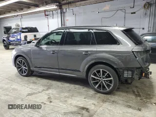2021 Audi Q7 Premium Plus with VIN WA1LXAF7XMD035947, listed as a Copart auction lot 59604885 with 25,850 mi miles and Salvage title. Bid and sale history available at DreamBid. Image 2.