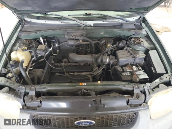 2002 Ford Escape XLS Value with VIN 1FMYU01B32KC48043, listed as a Copart auction lot 63011005 with 167,185 mi miles and Salvage title. Bid and sale history available at DreamBid. Image 12.