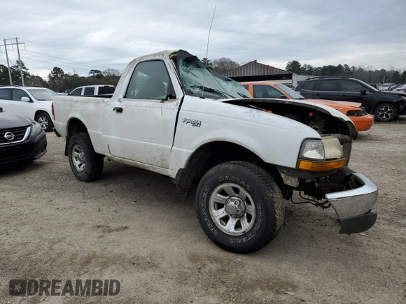 2000 Ford Ranger XL with VIN 1FTYR10V3YPA32048, listed as a Copart auction lot 45551325 with 223,645 mi miles and Salvage title. Bid and sale history available at DreamBid. Image 4.