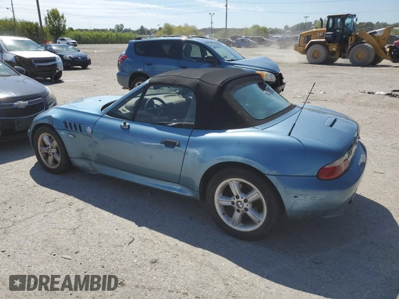 2002 BMW Z3 2.5i with VIN 4USCN33442LM06728, listed as a Copart auction lot 70166964 with 0 mi miles and Clean Title. Bid and sale history available at carsss.com. Image 2.
