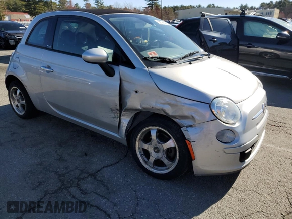 2012 FIAT 500 Pop with VIN 3C3CFFDR8CT330780, listed as a Copart auction lot 52148545 with 144,994 mi miles and Salvage title. Bid and sale history available at DreamBid. Image 4.