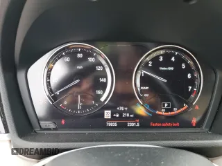 2019 BMW X1 xDrive28i with VIN WBXHT3C53K5N27090, listed as a Copart auction lot 54150485 with 79,835 mi miles and Salvage title. Bid and sale history available at DreamBid. Image 9.