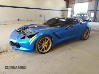 2015 Chevrolet Corvette Z51 3LT z VIN 1G1YM2D78F5107814, wystawiony jako Copart lot #67974484 z przebiegiem 36 866 mil mil oraz Szkoda całkowita • Salvage title. Historia ofert i sprzedaży dostępna na DreamBid. Obrazek 1.
