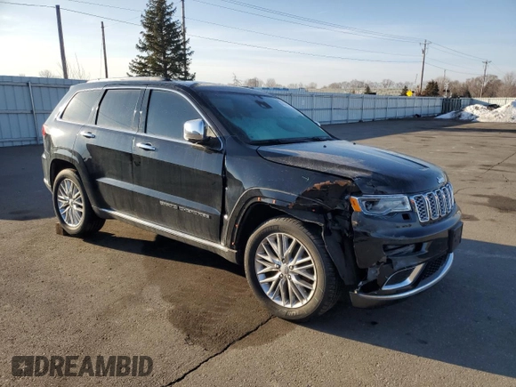 2017 Jeep Grand Cherokee Summit with VIN 1C4RJFJT4HC689096, listed as a Copart auction lot 48569155 with 126,737 mi miles and Salvage title. Bid and sale history available at DreamBid. Image 4.