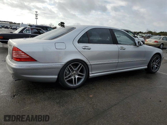2006 Mercedes-Benz S 55 AMG with VIN WDBNG74J46A467680, listed as a Copart auction lot 79600314 with 155,019 mi miles and Clean Title. Bid and sale history available at DreamBid. Image 3.