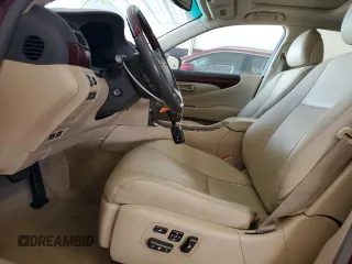 2008 Lexus LS 460 with VIN JTHBL46F485068592, listed as a Copart auction lot 60266575 with 137,014 mi miles and Salvage title. Bid and sale history available at DreamBid. Image 7.