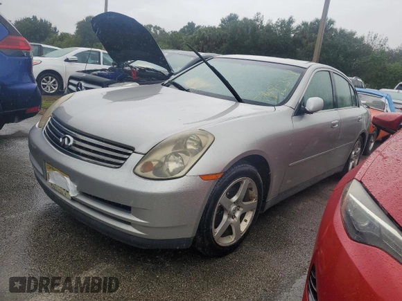 2003 Infiniti G35 with VIN JNKCV51E23M004889, listed as a Copart auction lot 74903104 with Not Provided miles and Salvage Title. Bid and sale history available at DreamBid. Image 1.