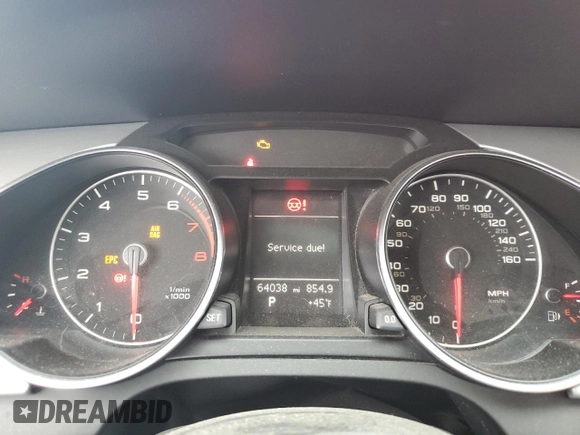 2016 Audi A5 Premium with VIN WAUD2AFR3GA020316, listed as a Copart auction lot 84083214 with 64,038 mi miles and Salvage title. Bid and sale history available at DreamBid. Image 9.