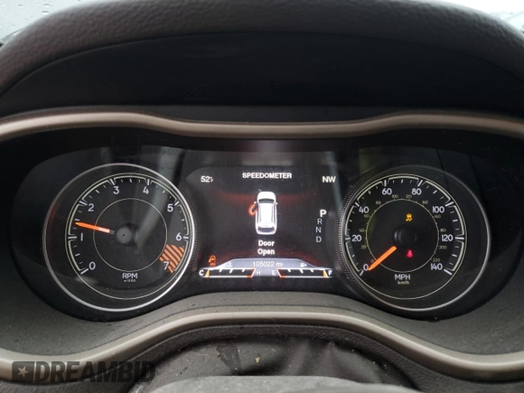 2015 Jeep Cherokee Trailhawk with VIN 1C4PJMBB6FW574108, listed as a Copart auction lot 57798475 with 105,022 mi miles and Salvage title. Bid and sale history available at DreamBid. Image 9.