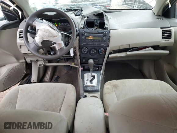 2010 Toyota Corolla with VIN 2T1BU4EE7AC487164, listed as a Copart auction lot 44238585 with 168,179 mi miles and Salvage Title. Bid and sale history available at carsss.com. Image 8.