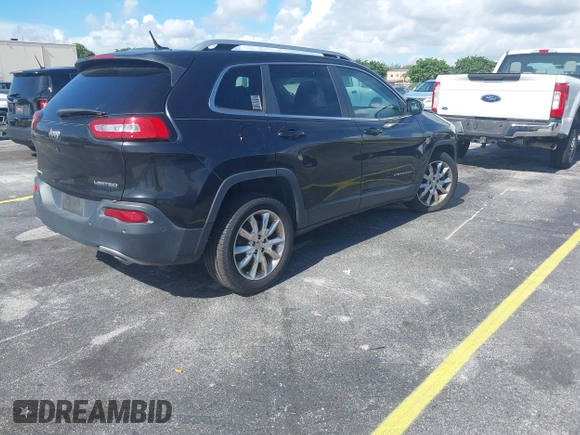 2014 Jeep Cherokee Limited with VIN 1C4PJLDS9EW217074, listed as a IAAI auction lot 42705468 with 144,007 mi miles and . Bid and sale history available at DreamBid. Image 4.
