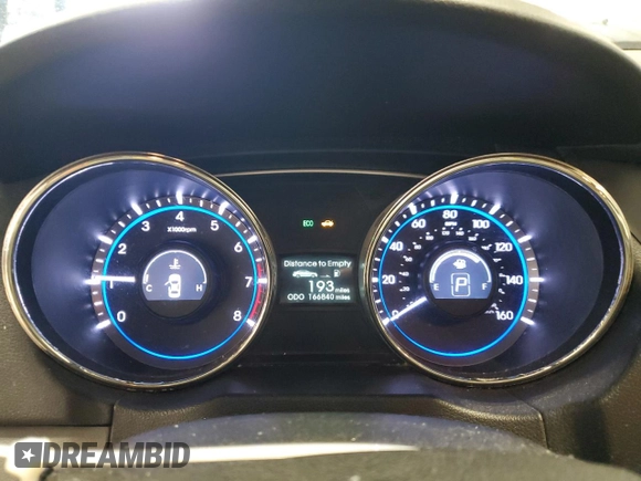 2011 Hyundai Sonata Limited with VIN 5NPEC4AC9BH285655, listed as a Copart auction lot 55982455 with 166,840 mi miles and Non Repairable. Bid and sale history available at DreamBid. Image 9.