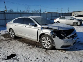 2020 Chevrolet Impala LT with VIN 1G11Z5S35LU102107, listed as a Copart auction lot 46003805 with 126,539 mi miles and Salvage Title. Bid and sale history available at carsss.com. Image 4.