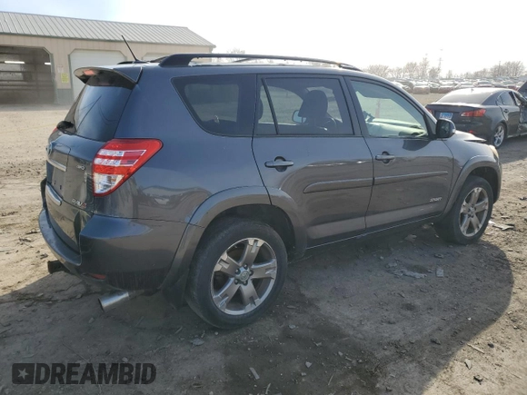 2011 Toyota RAV4 Sport with VIN JTMRK4DV4B5098843, listed as a Copart auction lot 44818005 with 113,445 mi miles and Salvage Title. Bid and sale history available at carsss.com. Image 3.