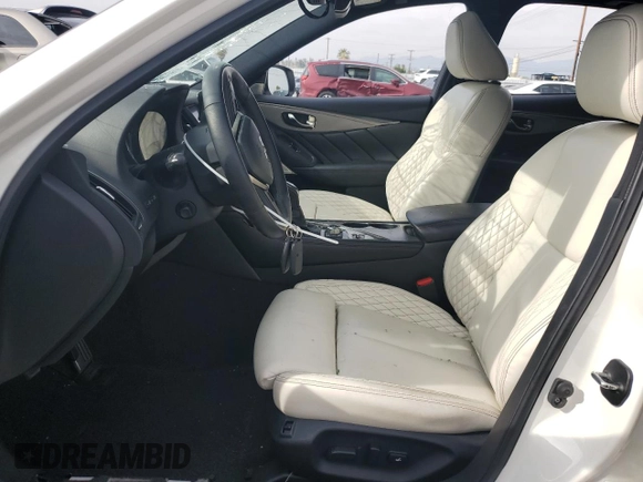 2020 Infiniti Q50 Red Sport 400 с VIN JN1FV7AP8LM630087, выставлен на аукционе Copart как лот 45425455 с пробегом 55 597 миль миль и Списание • Salvage title. История ставок и продаж доступна на DreamBid. Изображение 7.