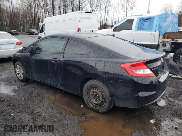 2013 Honda Civic Cpe LX with VIN 2HGFG3B57DH513135, listed as a Copart auction lot 45701564 with 276,418 mi miles and Salvage Title. Bid and sale history available at carsss.com. Image 2.