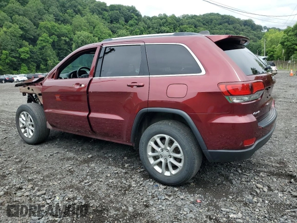 2021 Jeep Grand Cherokee Laredo X with VIN 1C4RJFAG4MC509936, listed as a Copart auction lot 62006885 with 44,271 mi miles and Salvage title. Bid and sale history available at DreamBid. Image 2.