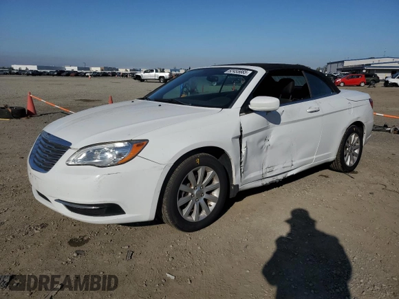 2012 Chrysler 200 Touring with VIN 1C3BCBEB9CN116072, listed as a Copart auction lot 52455665 with 76,808 mi miles and Salvage Title. Bid and sale history available at DreamBid. Image 1.