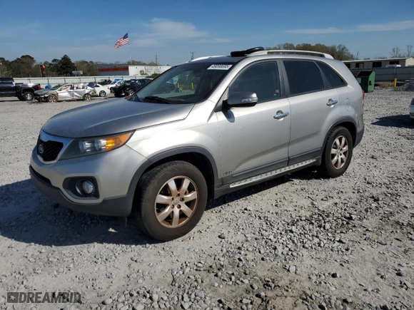2012 Kia Sorento LX with VIN 5XYKTCA60CG279498, listed as a Copart auction lot 49898695 with 142,509 mi miles and Salvage Title. Bid and sale history available at carsss.com. Image 1.