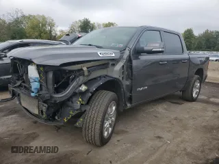 2020 Ram 1500 Big Horn with VIN 1C6SRFFM8LN224711, listed as a Copart auction lot 72224464 with 195,778 mi miles and Salvage Title. Bid and sale history available at carsss.com. Image 1.