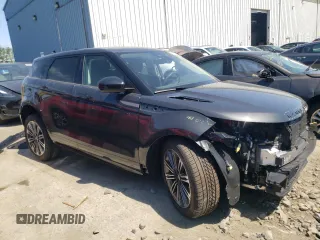 2024 Land Rover Range Rover Evoque Dynamic SE with VIN SALZL2FX4RH238021, listed as a Copart auction lot 61915164 with 1,879 mi miles and Salvage Title. Bid and sale history available at carsss.com. Image 4.